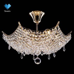 Люстра Eurosvet 10033/6 золото/прозрачный хрусталь Strotskis