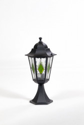 Садово-парковый светильник YAOHUALUX 79804lg Bl PETERSBURG lead GLASS
