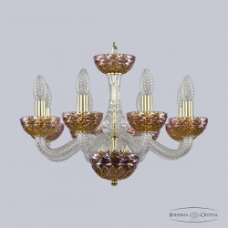 Хрустальная люстра 1311/8/165 G Cl/Shampan/M-1F Bohemia Ivele Crystal