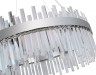 Подвесная светодиодная люстра Ambrella light TR5011 CH/CL хром/прозрачный 88W 3000K/4200K/6400K D800*950