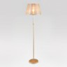 Классический торшер с абажуром Eurosvet Alcamo 01076/1 перламутровое золото