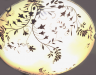 Светильник потолочный Nowodvorski 2736 LAURA 3хЕ27 Хром/стекло с коричневым рисунком(Ск)