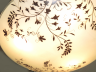 Светильник потолочный Nowodvorski 2736 LAURA 3хЕ27 Хром/стекло с коричневым рисунком(Ск)