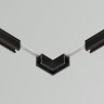 Коннектор угловой, накладной Maytoni Technical Levity TRA184CL-11B Magnetic track system Levity черный