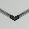 Коннектор угловой, накладной Maytoni Technical Levity TRA184CL-11B Magnetic track system Levity черный