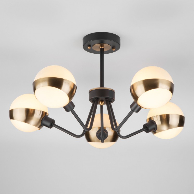 Потолочный светильник Eurosvet 70093/5 черный Jasper