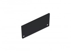 Боковая глухая заглушка для алюминиевого профиля CAP18511Black
