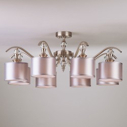 Потолочный светильник Eurosvet 60070/8 сатин-никель Ofelia