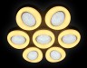 Управляемый светодиодный светильник Ambrella light ORBITAL CRYSTAL SAND  FS1587/7 364W D880*800