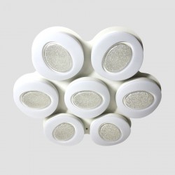 Управляемый светодиодный светильник Ambrella light ORBITAL CRYSTAL SAND  FS1587/7 364W D880*800