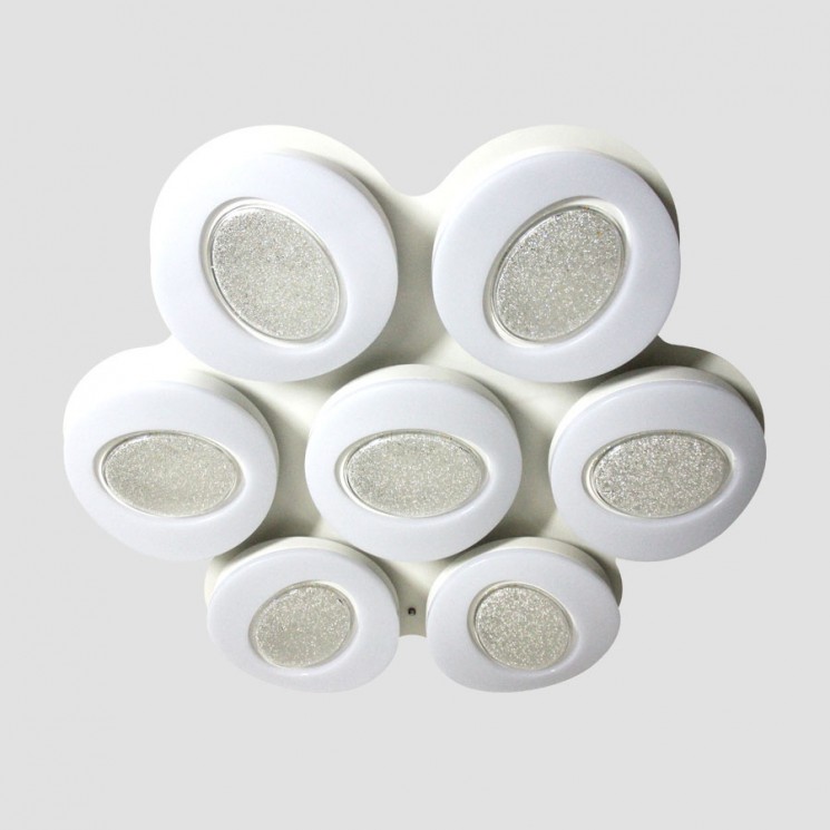 Управляемый светодиодный светильник Ambrella light ORBITAL CRYSTAL SAND  FS1587/7 364W D880*800