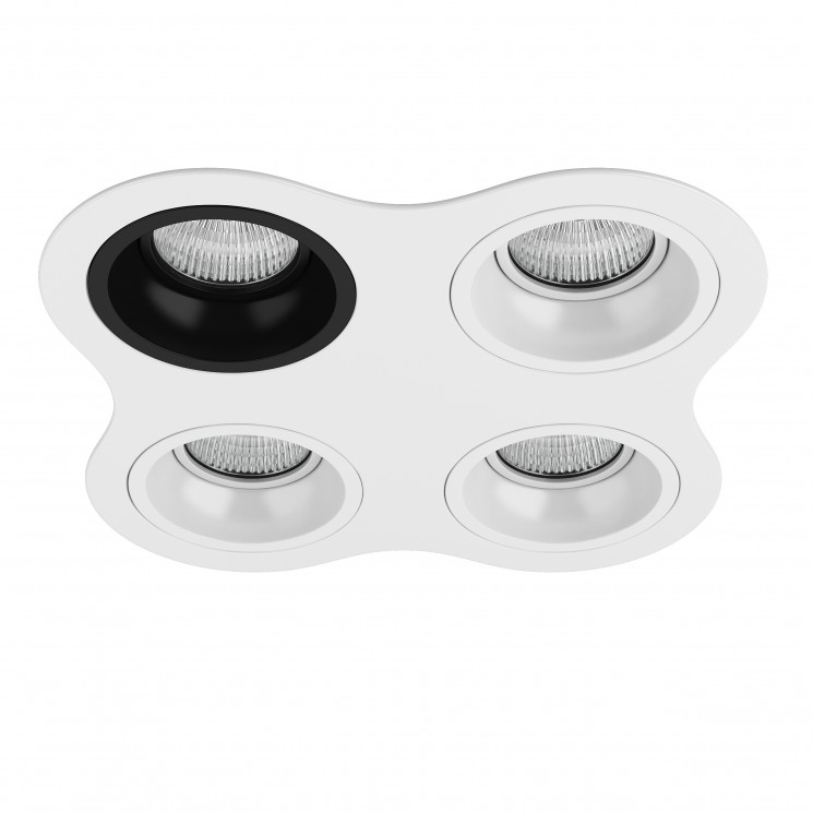 Комплект из светильников и рамки DOMINO  Lightstar D64607060606