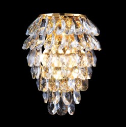 Бра Crystal Lux CHARME AP2+2 LED GOLD/TRANSPARENT