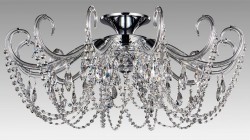 Светильник потолочный Crystal Lux IMPERIA PL6 CHROME/TRANSPARENTE