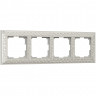 Рамка на 4 поста (жемчужный) Werkel WL07-Frame-04