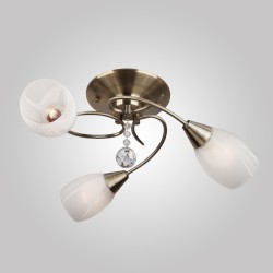 Потолочный светильник  Eurosvet Virginia 30100/3 античная бронза