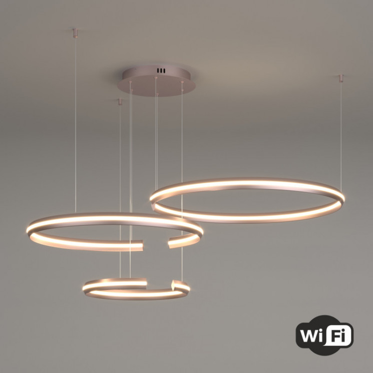 Подвесная люстра Eurosvet 90280/3 сатин-никель Smart Smart Gap