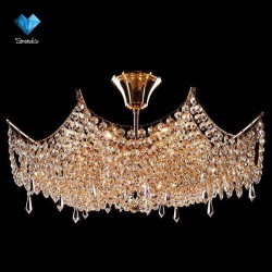 Люстра Eurosvet 10033/8 золото/прозрачный хрусталь Strotskis