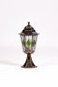 Садово-парковый светильник YAOHUALUX 79804lg Gb PETERSBURG lead GLASS