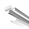 Профиль встраиваемый алюминиевый с экраном Maytoni Technical ALM004S-2M 22х6 мм 2 м