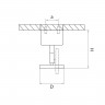 Крепление потолочное Rullo Lightstar 590007