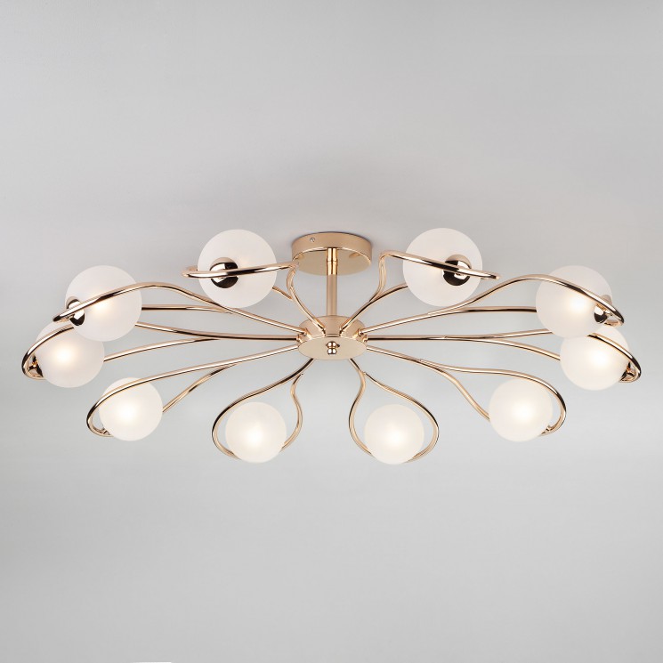 Потолочный светильник Eurosvet 70089/10 золото Camomile