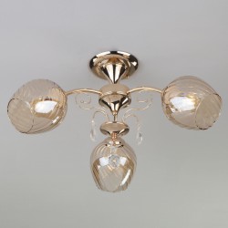 Потолочный светильник Eurosvet 30120/3 золото Gina