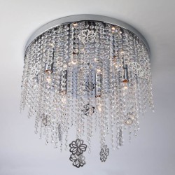 Люстра Eurosvet 10083/6 хром/прозрачный хрусталь Strotskis