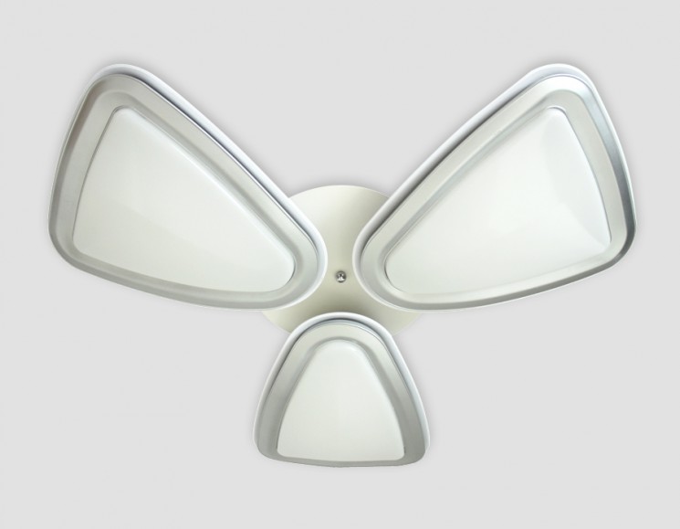 Управляемый светодиодный светильник Ambrella light ORBITAL GRANULE FG1010/3 WH/SL 204W D770