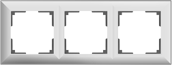 Рамка на 3 поста белый Werkel W0032201 (WL14-Frame-03 Fiore)