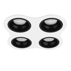 Комплект из светильников и рамки DOMINO  Lightstar D64607070707