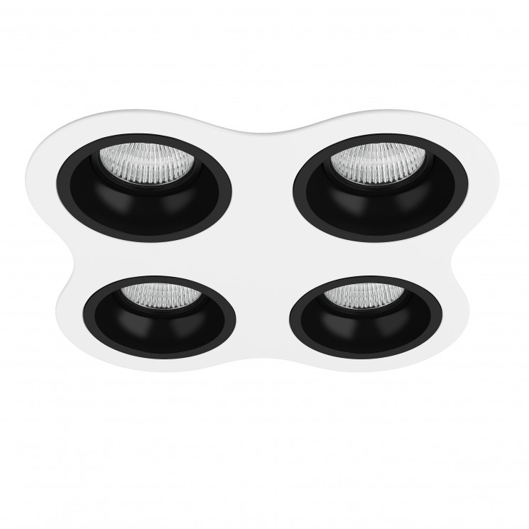 Комплект из светильников и рамки DOMINO  Lightstar D64607070707