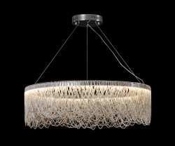 Люстра Kink Light Рикси хром d80 h142 Led 56W (3000K-6000K) 07671-80,02