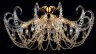Светильник потолочный Crystal Lux IMPERIA PL6 GOLD/AMBER