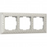 Рамка на 3 поста (жемчужный) Werkel WL07-Frame-03