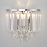 Бра Eurosvet 10105/2 хром/прозрачный хрусталь Strotskis