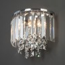 Бра Eurosvet 10105/2 хром/прозрачный хрусталь Strotskis