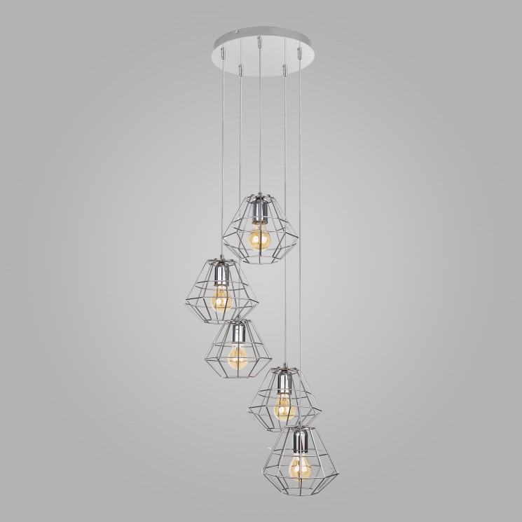 Подвесной светильник TK Lighting 4289 Diamond Silver