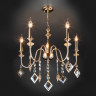 Подвесная люстра Eurosvet 10120/5 золото/тонированный хрусталь Strotskis Smart (10110/ Telao