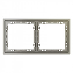 Рамка 2 поста VOLTUM VLS100204 шелк