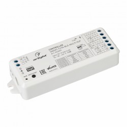 Контроллер Arlight SMART-TUYA-BLE-MULTI-SUF 12-24V, 5x3A, RGB-MIX, 2.4G IP20 Пластик, 5 лет 033001