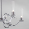 Потолочный светильник с гранеными плафонами Eurosvet 60141/6 хром Rosher