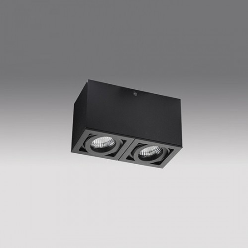 Светильник накладной ITALLINE ОХ 13B black