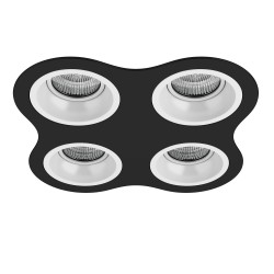 Комплект из светильников и рамки DOMINO  Lightstar D64706060606