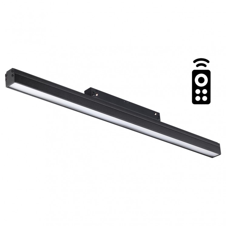 Трековый светильник для низковольного шинопровода диммируемый с пультом ДУ, со сменой цв. температур NOVOTECH SHINO 358616