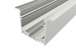 Врезной алюминиевый профиль 50х32х200 Анод