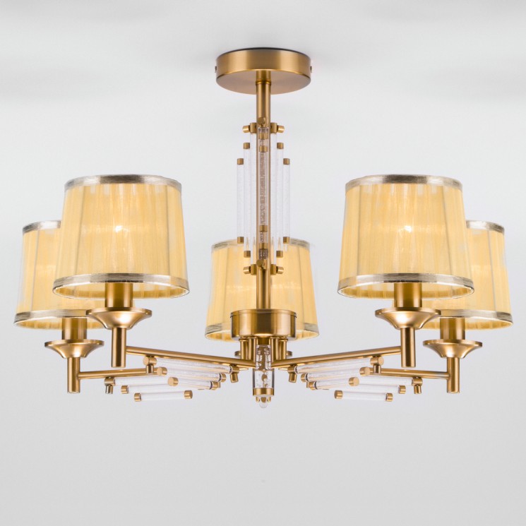 Потолочный светильник  Eurosvet Amalfi 60081/5 золотая бронза