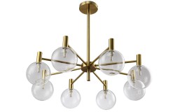 Люстра Crystal Lux ANDRES SP8 BRONZE/TRANSPARENTE