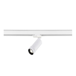 Магнитный трековый светильник SKYLINE 220 трехфазный ST Luce Zoom Белый LED 1*10W 3000K 900Lm Ra 10-55° IP20 D55xH125 220V   ST691.536.10