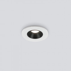 Встраиваемый светильник Elektrostandard 25025/LED 3W 4200K WH/BK белый/черный KARY